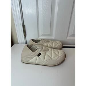 Teva ReEmber Women's Sz 8 Cream Clogs Slip On Shoes Quilted Nice